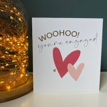 Engagement card - Woohoo! You're engaged